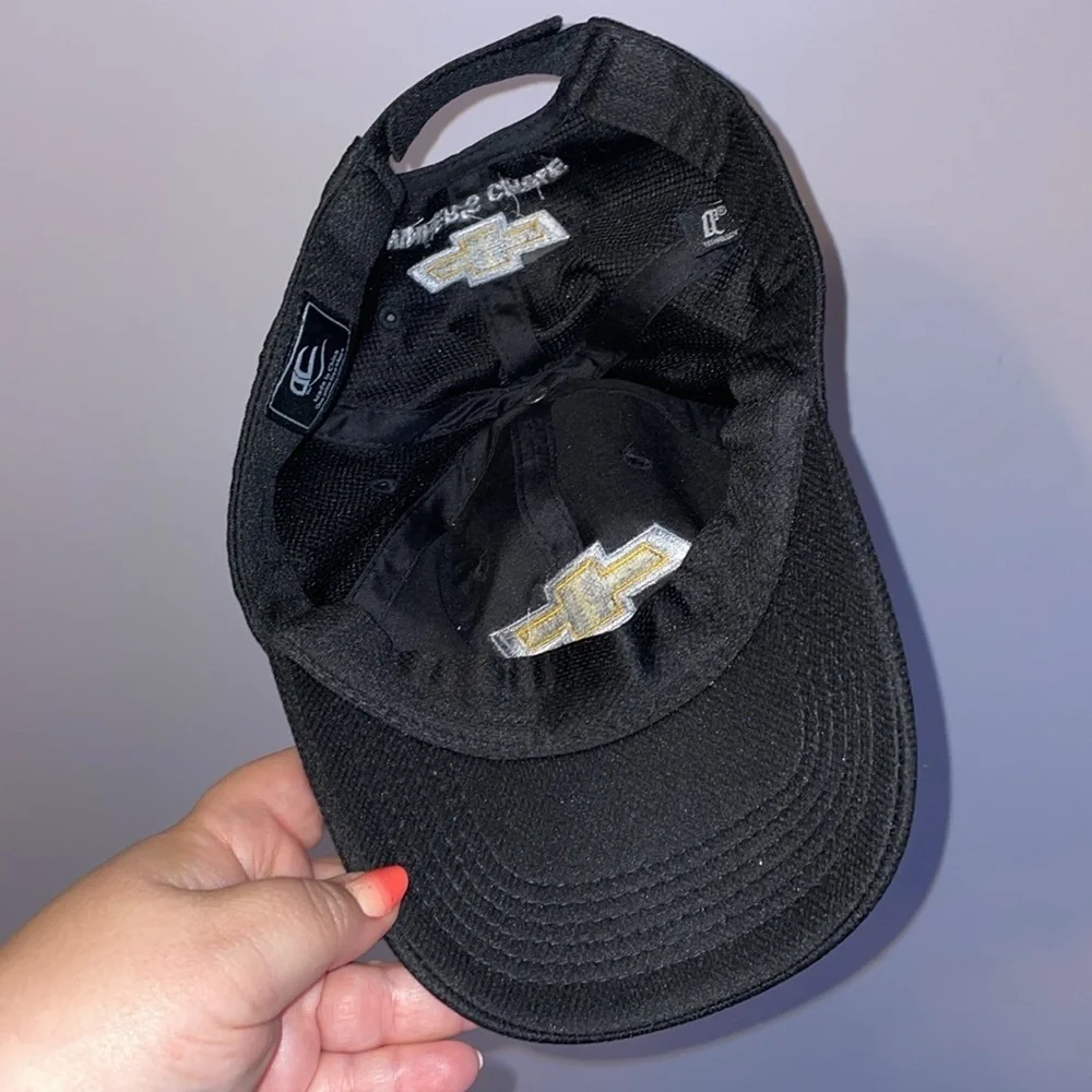 Chevrolet Winner’s Circle Embroidered Logo Baseball Hat Cap OS Black